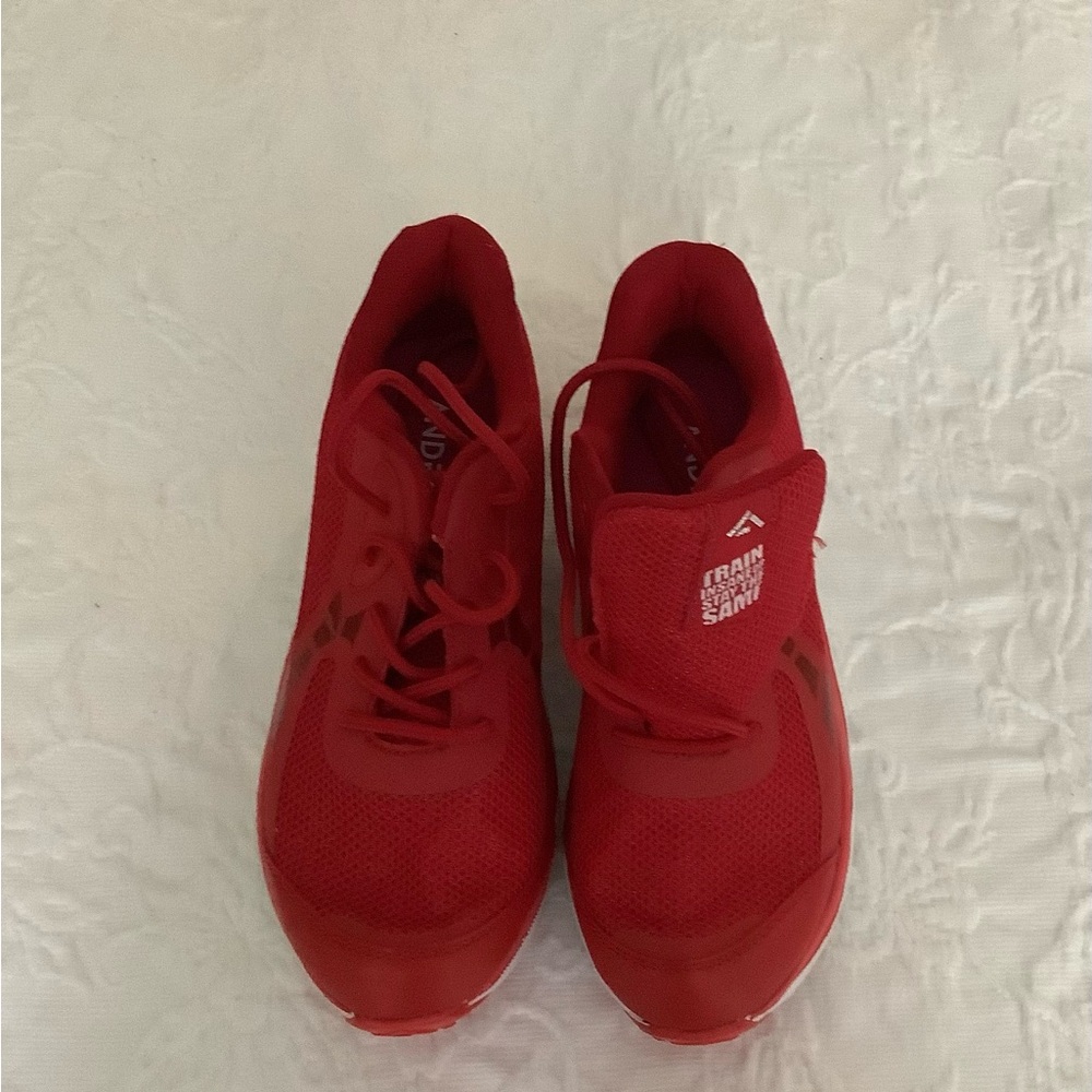 ANDREA FENZI Vibrant Red Women's Athletic Shoes